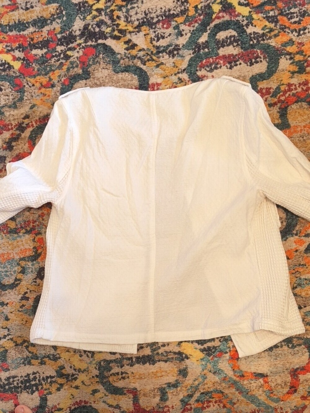 Sanctuary White Textured Pocket Blazer - Picture 5 of 6